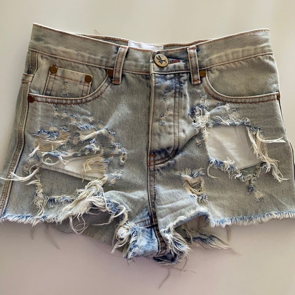 Jean shirts by ONE size 24 worn once.